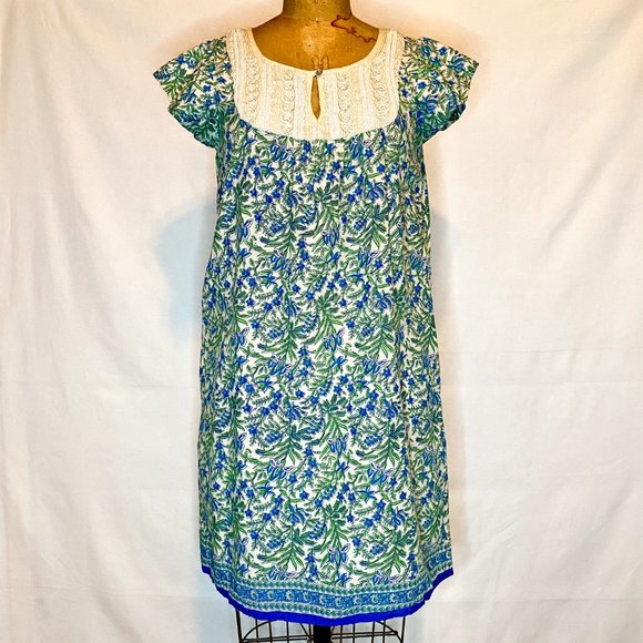 Calypso St. Barth Dress/Tunic with Beaded Neckline - Picture 1 of 6